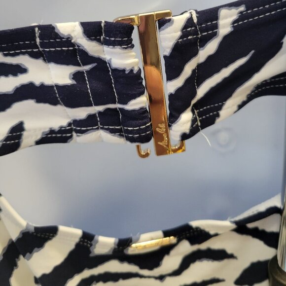 Anne Cole Plus Size Zebra-Print One-Piece Swimsuit - Picture 8 of 8